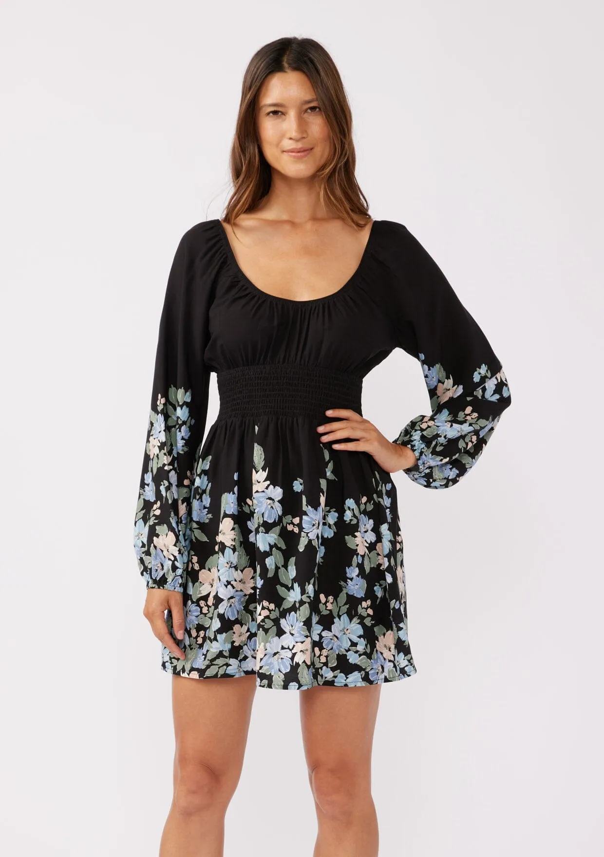 Yours Truly Floral Mini Dress sold by lovestitch product image thumbnail 5