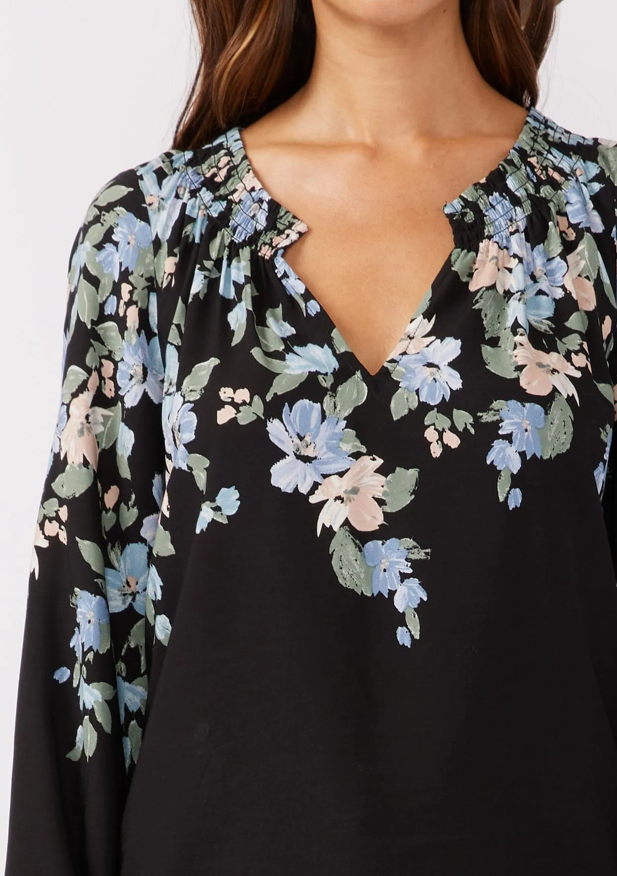 Yours Truly Floral Blouse sold by lovestitch product image thumbnail 5