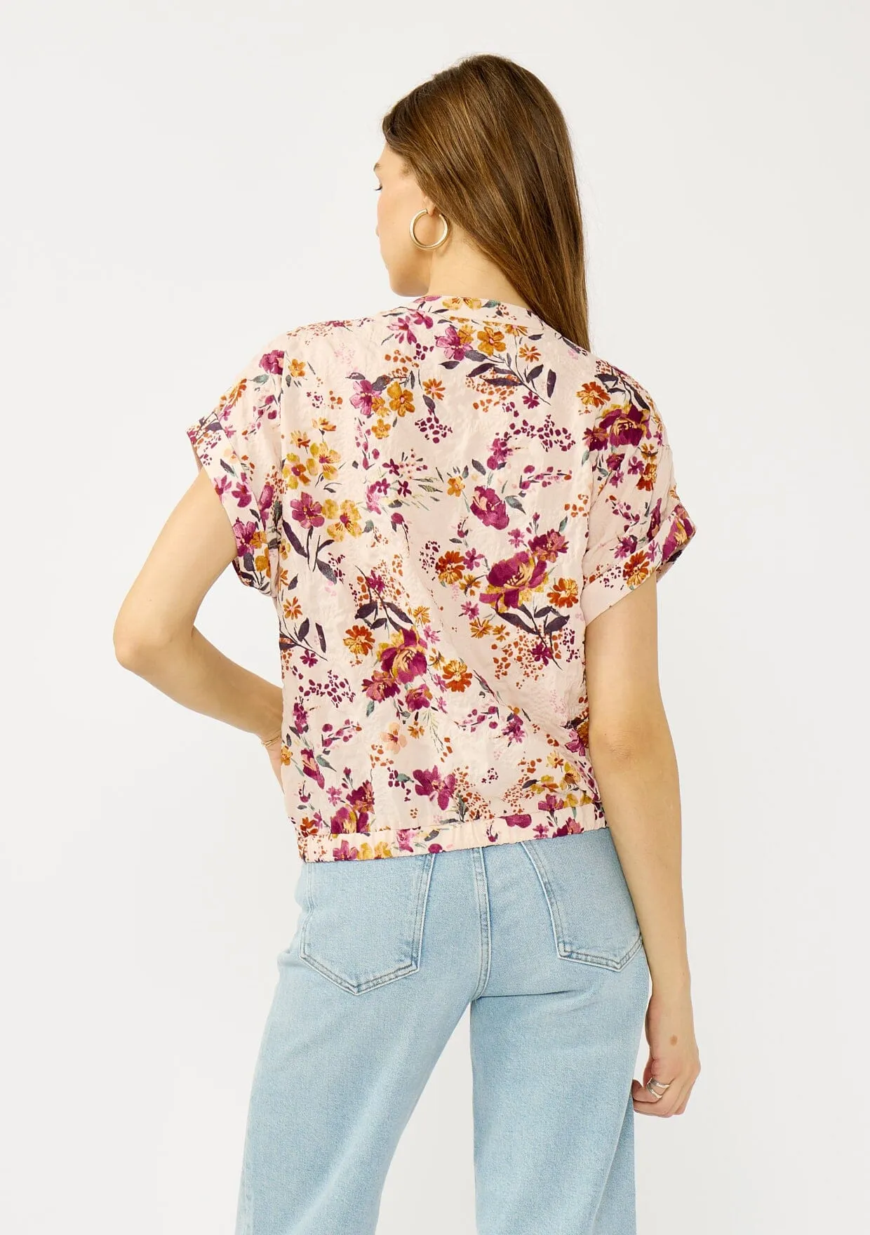 Dusty Blooms Twist Front Top sold by lovestitch product image thumbnail 5