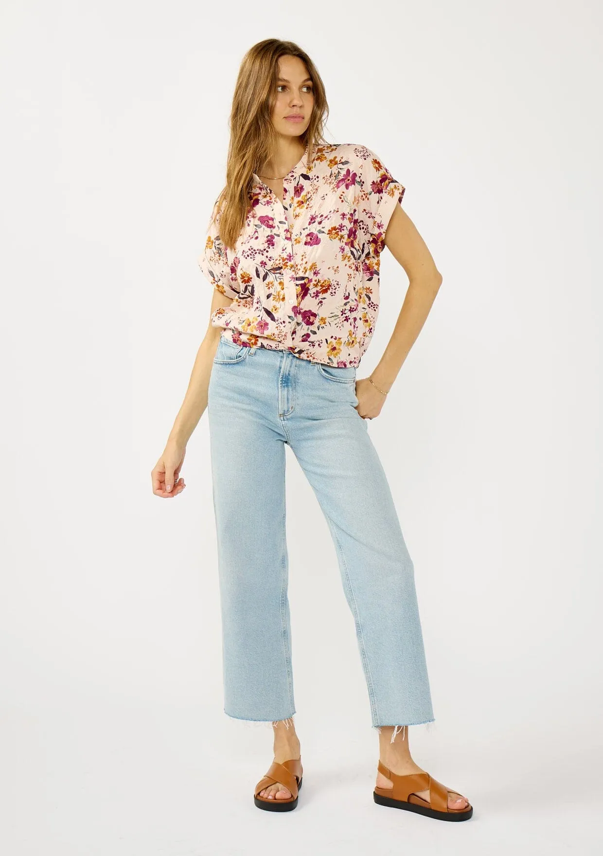 Dusty Blooms Twist Front Top sold by lovestitch product image thumbnail 2