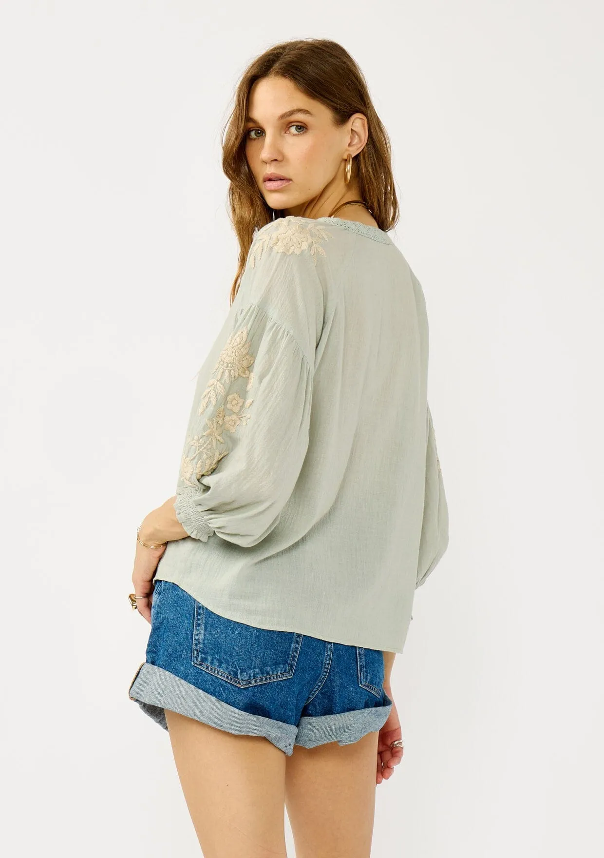 Sonara Embroidered Blouse sold by lovestitch product image thumbnail 5