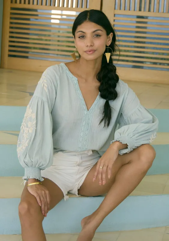 Sonara Embroidered Blouse sold by lovestitch