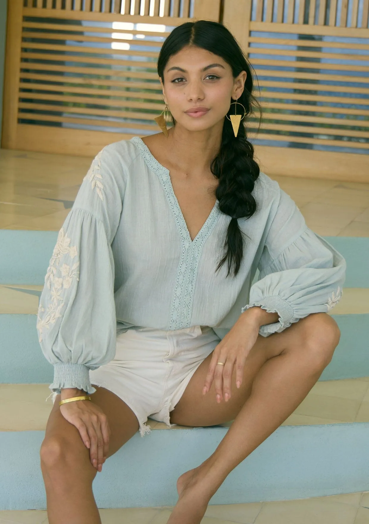 Sonara Embroidered Blouse sold by lovestitch