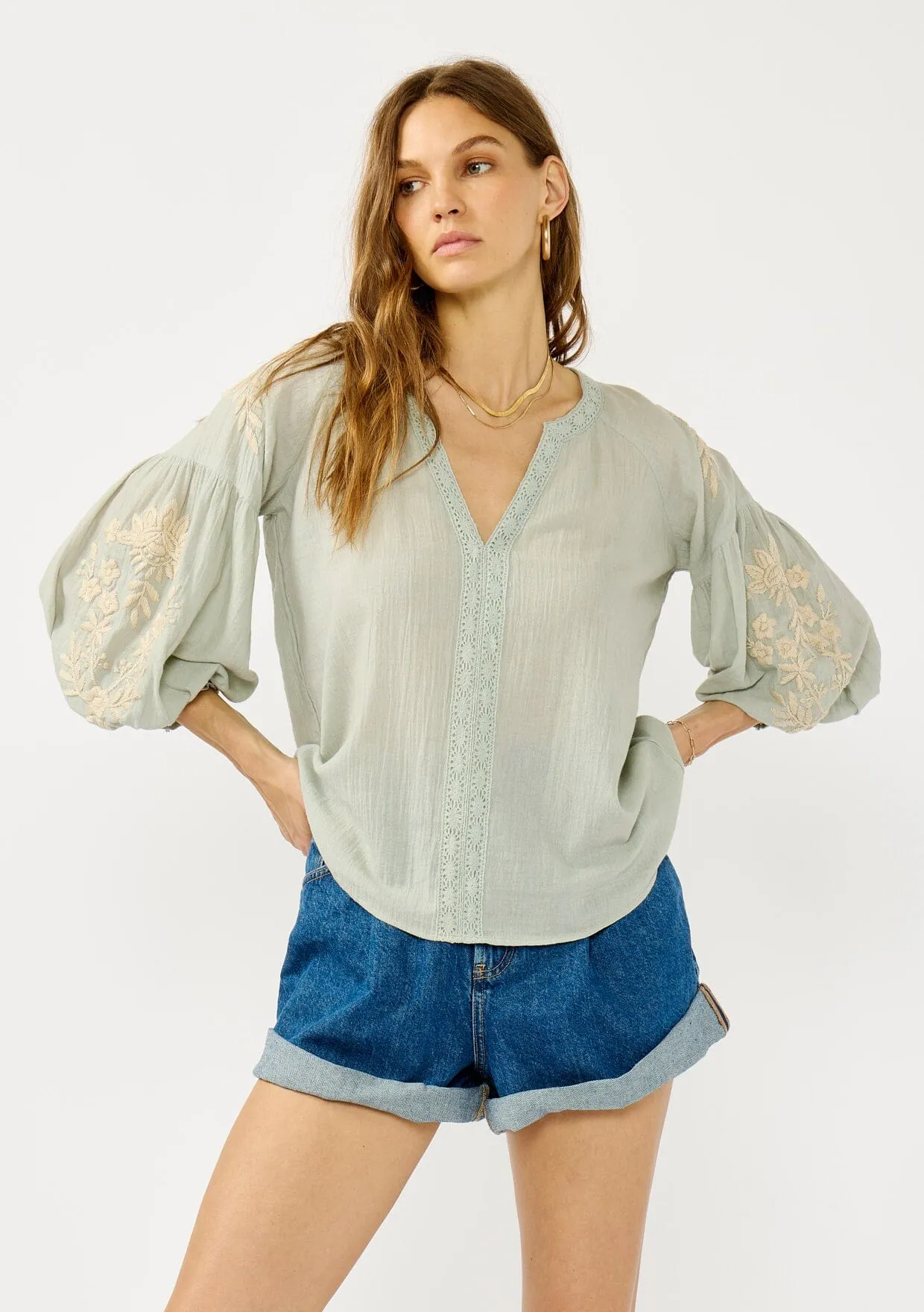 Sonara Embroidered Blouse sold by lovestitch product image thumbnail 4