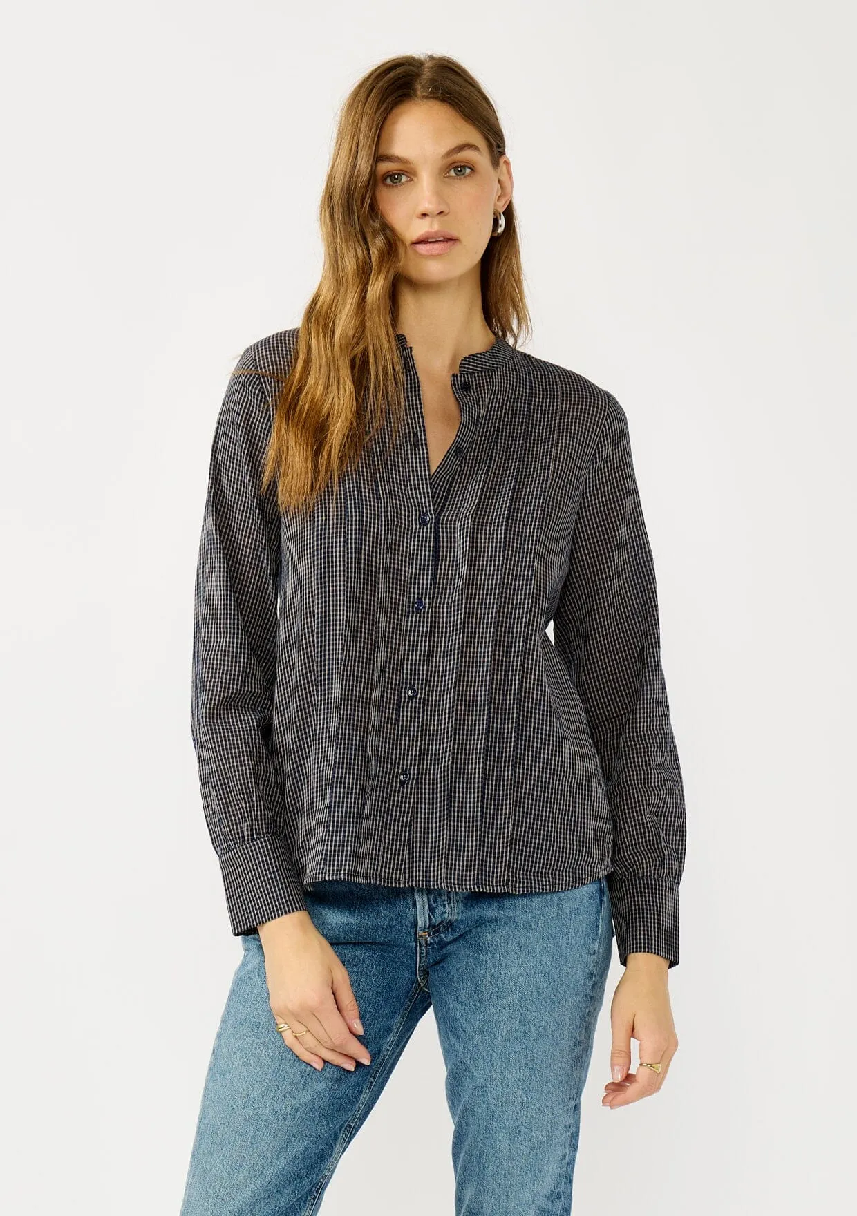 Alma Checkered Blouse sold by lovestitch product image thumbnail 5