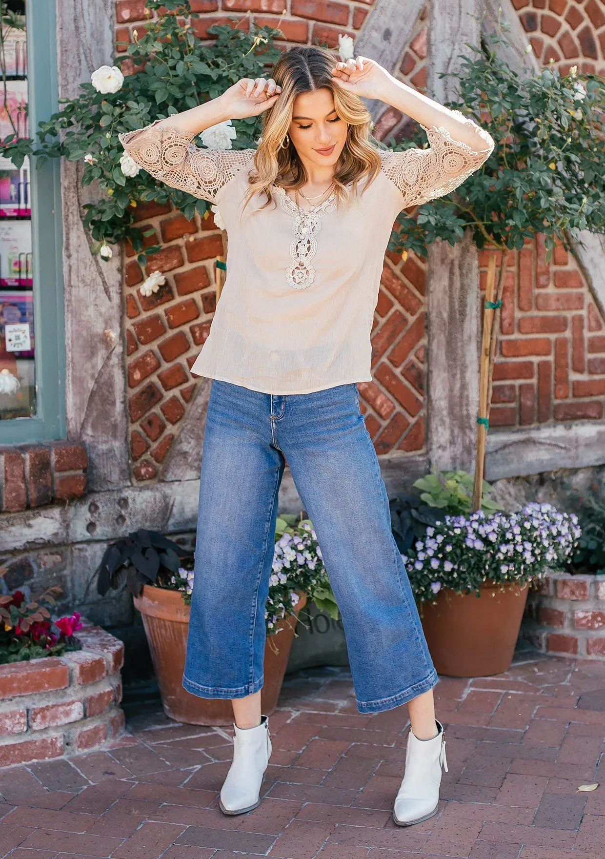 Meadowlark Crochet Top sold by lovestitch product image thumbnail 3