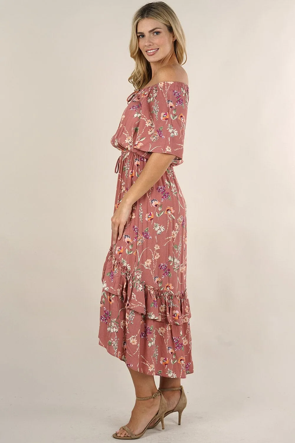 Willow Off-The-Shoulder Maxi sold by lovestitch product image thumbnail 2