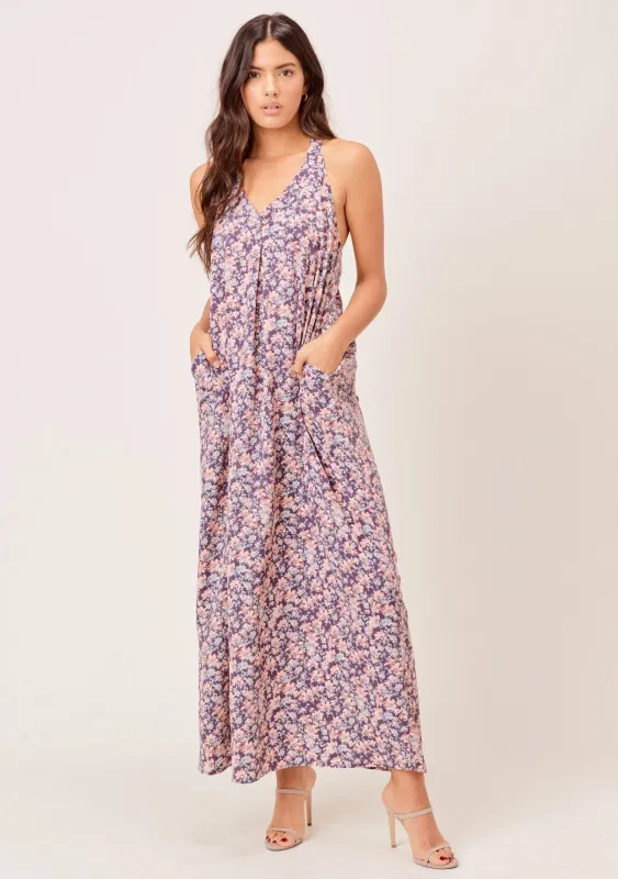 Sanni Spring Floral Maxi Dress made by lovestitch