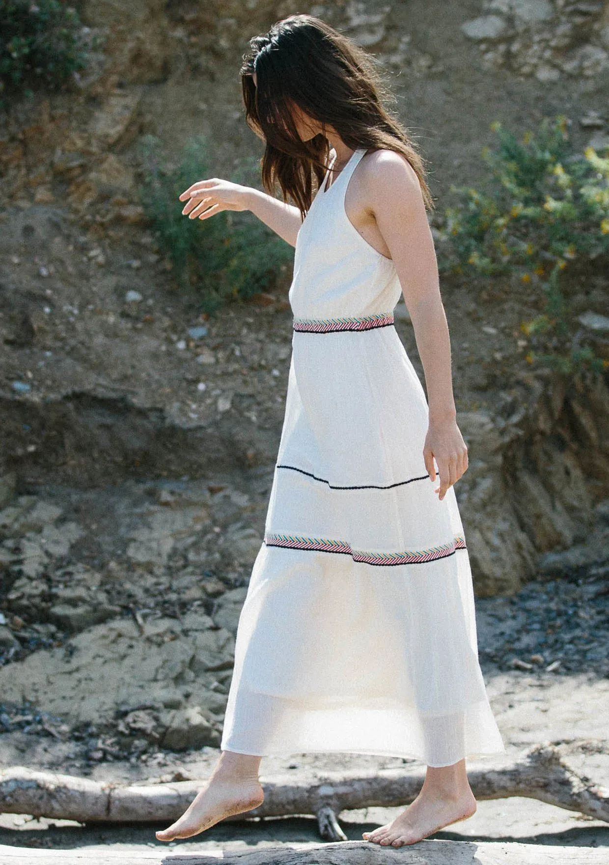 Rosie Embroidered Tiered Maxi sold by lovestitch product image thumbnail 2