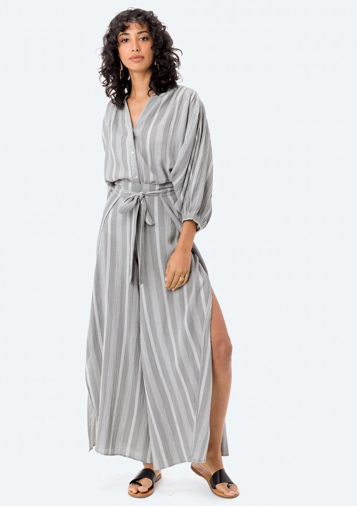 Miriam Striped Tie Front Pant sold by lovestitch product image thumbnail 2