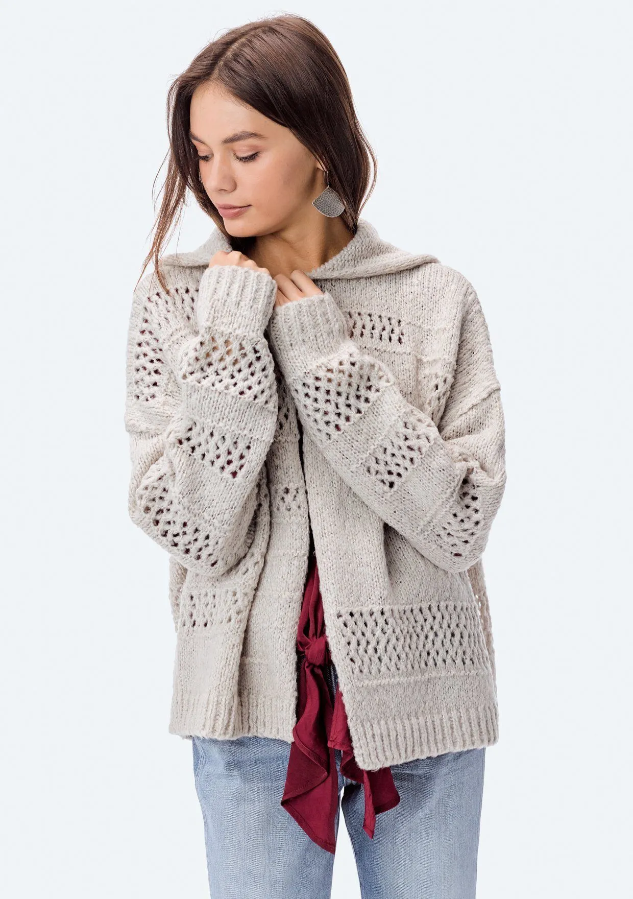Beatrice Crochet Cardigan sold by lovestitch product image thumbnail 4