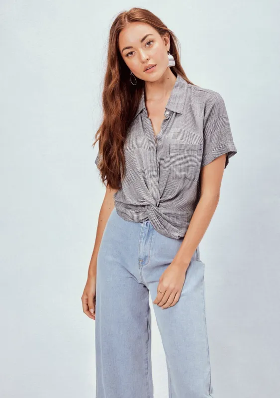 Paulina Twist Front Top sold by lovestitch