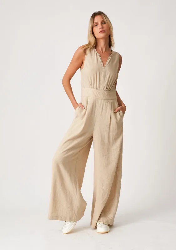 Panama Linen Jumpsuit sold by lovestitch