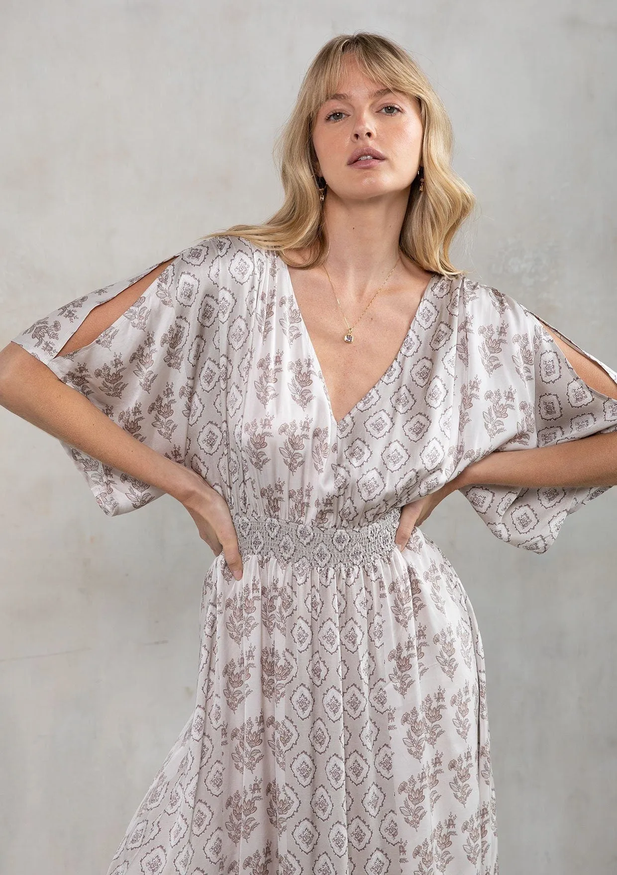 Serendipity Kimono Sleeve Maxi Dress sold by lovestitch product image thumbnail 4