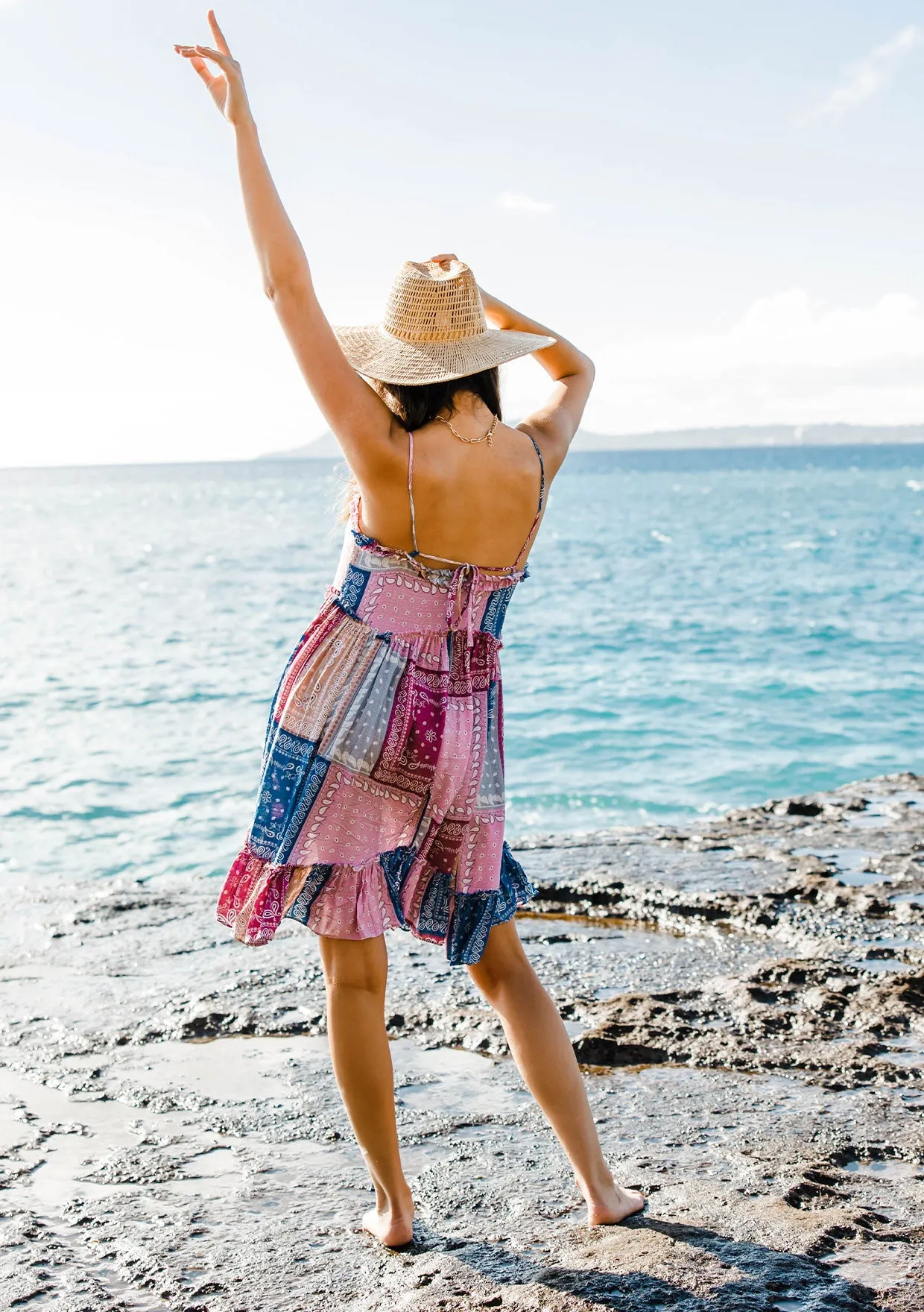 Unforgettable Patchwork Mini Dress sold by lovestitch product image thumbnail 2