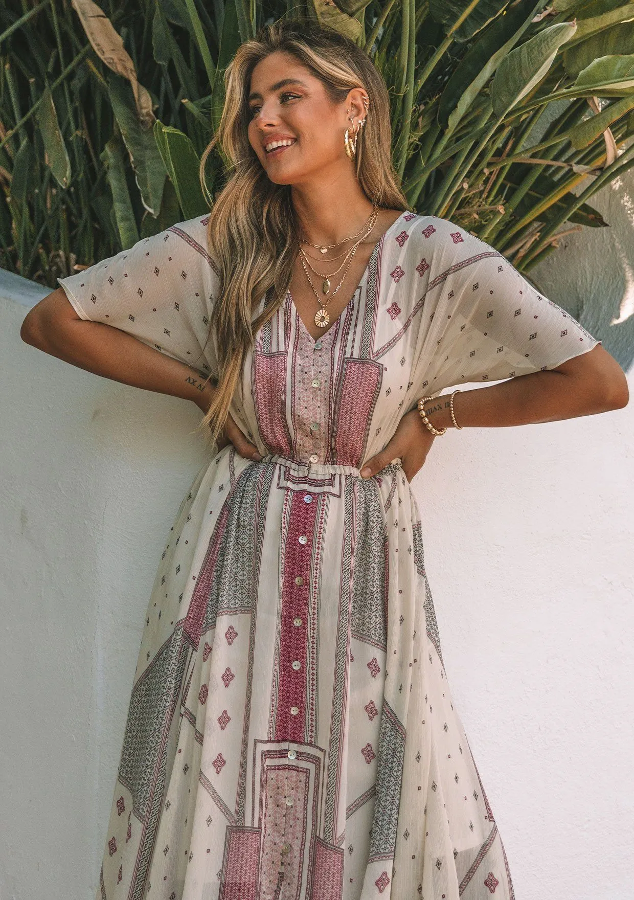 High Hopes Chiffon Maxi Dress sold by lovestitch product image thumbnail 3