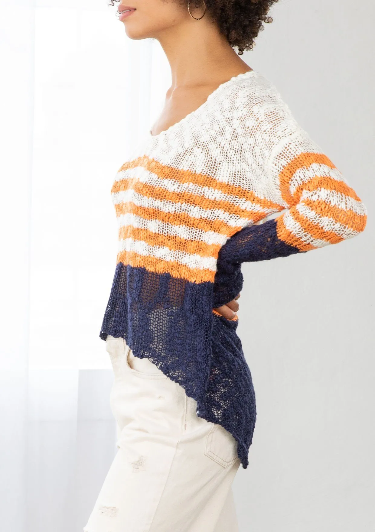 So Good Colorblock Sweater sold by lovestitch product image thumbnail 5