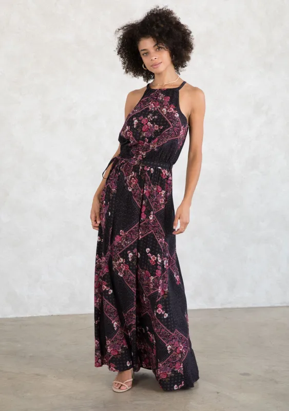 Lennon Halter Maxi Dress sold by lovestitch