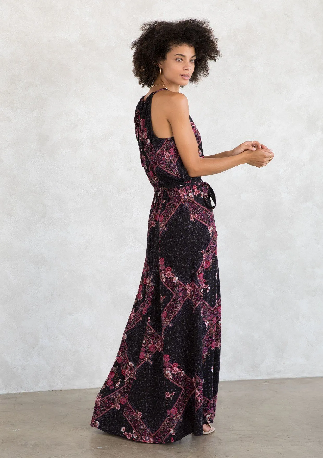 Lennon Halter Maxi Dress sold by lovestitch product image thumbnail 3
