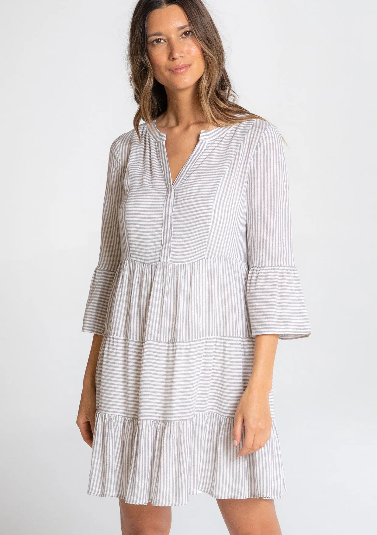 Margaux Tiered Mini Dress sold by lovestitch product image thumbnail 5