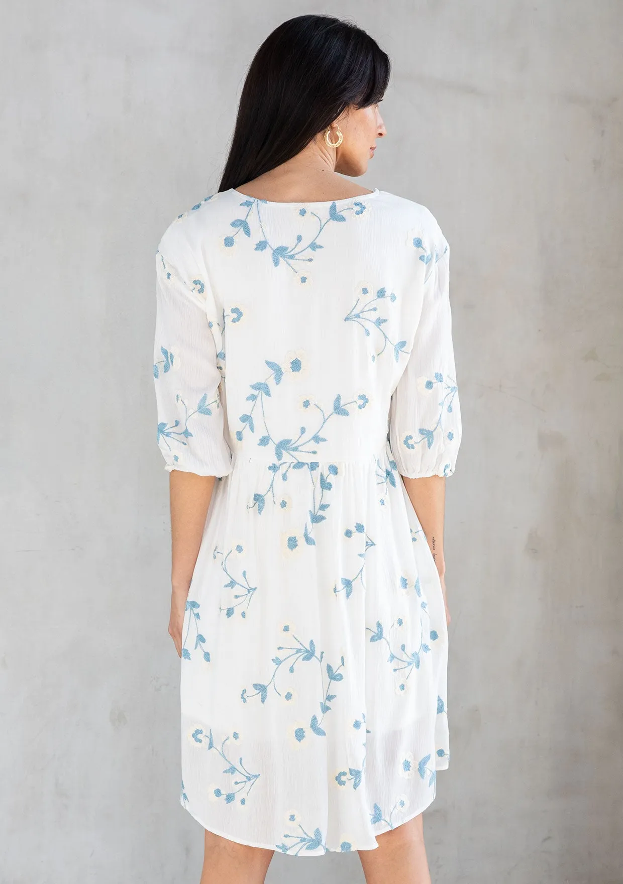 Nantucket Embroidered Mini Dress sold by lovestitch product image thumbnail 2