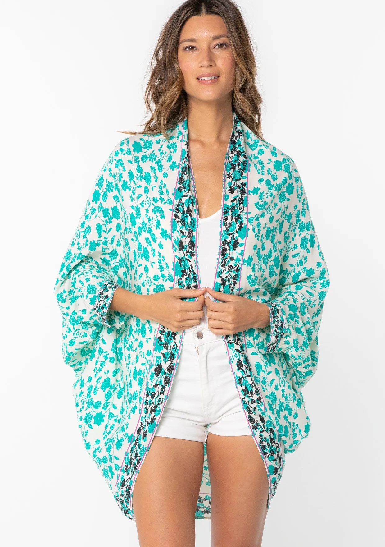 Waterlily Cocoon Kimono sold by lovestitch product image thumbnail 2