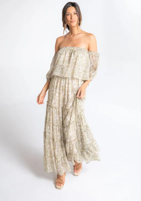 Violette Off Shoulder Maxi Dress sold by lovestitch