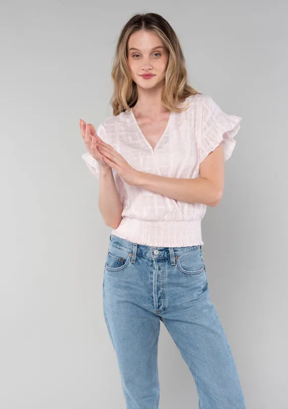 Mathilde Ruffle Sleeve Top sold by lovestitch