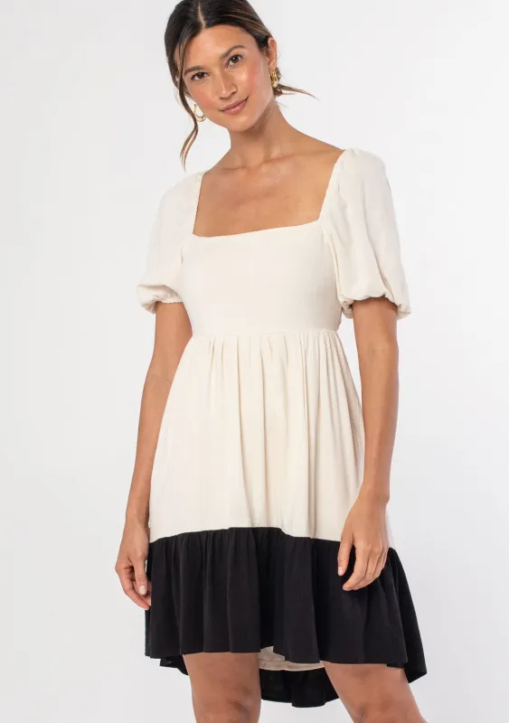 Afternoon Colorblock Mini Dress sold by lovestitch