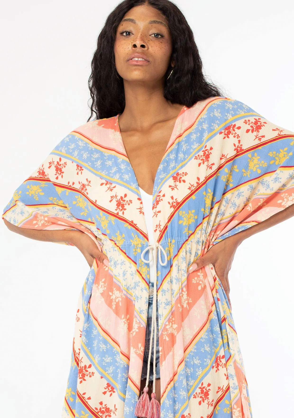 Out Of Office Duster Kimono sold by lovestitch product image thumbnail 3