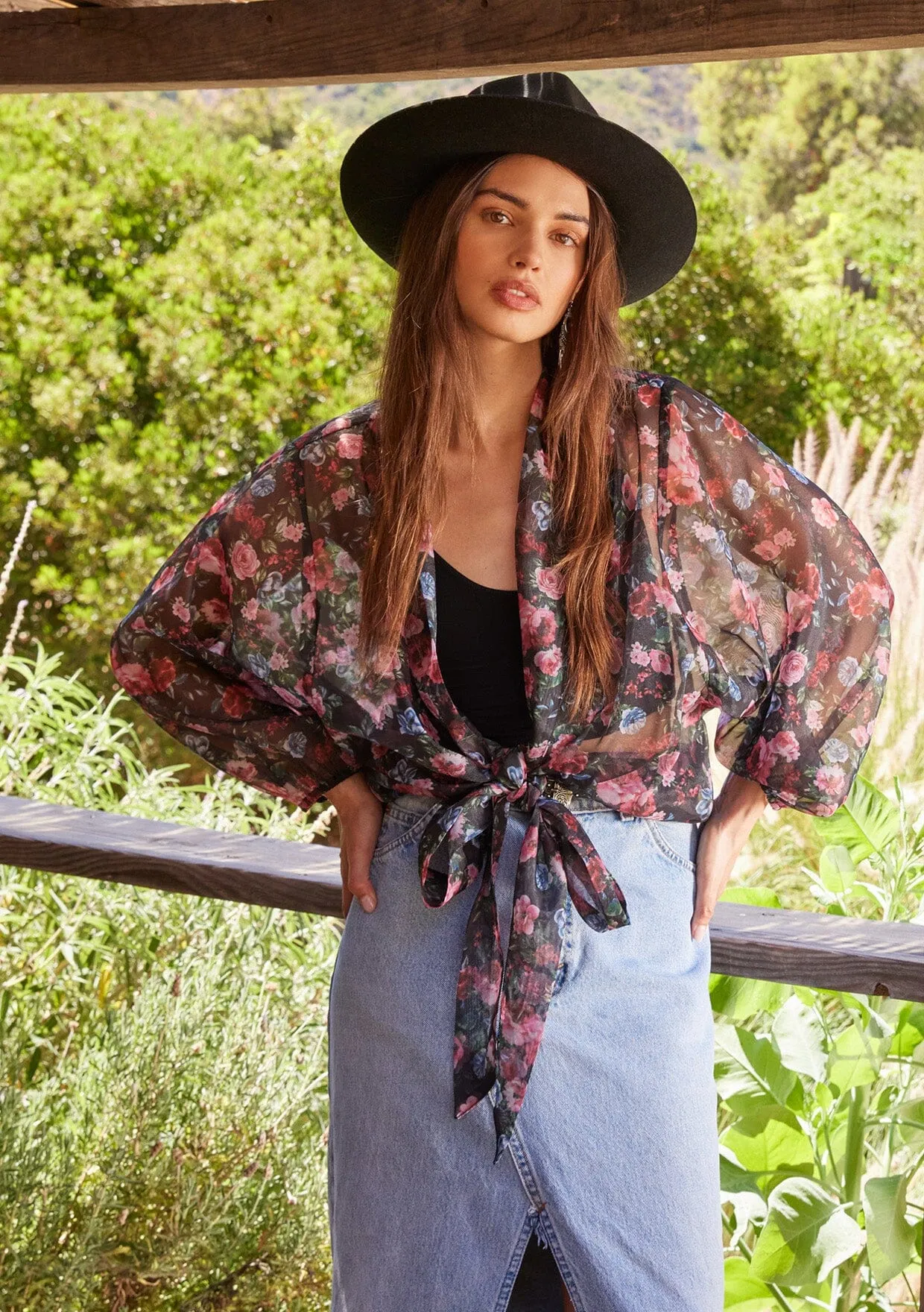 Iona Tie Front Top sold by lovestitch product image thumbnail 4