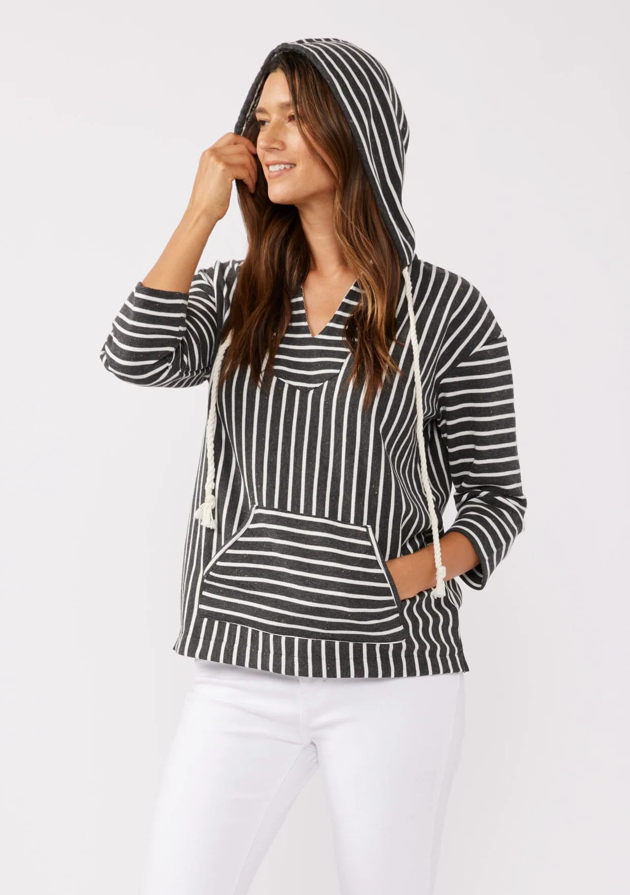 Silverlake Striped Pullover Hoodie sold by lovestitch product image thumbnail 5