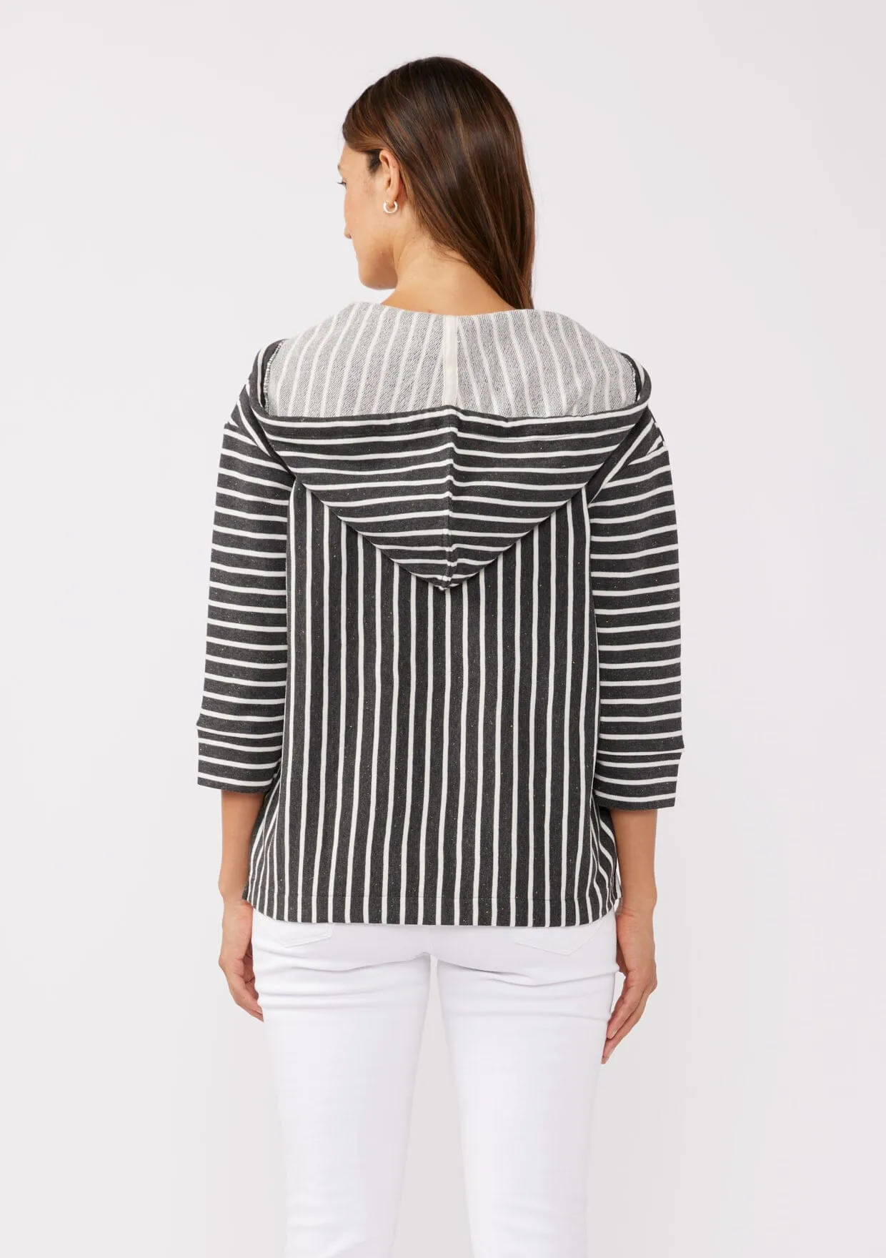 Silverlake Striped Pullover Hoodie sold by lovestitch product image thumbnail 4