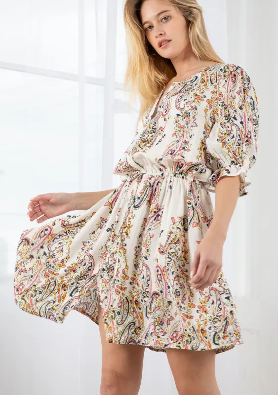 Poppy Floral Mini Dress sold by lovestitch