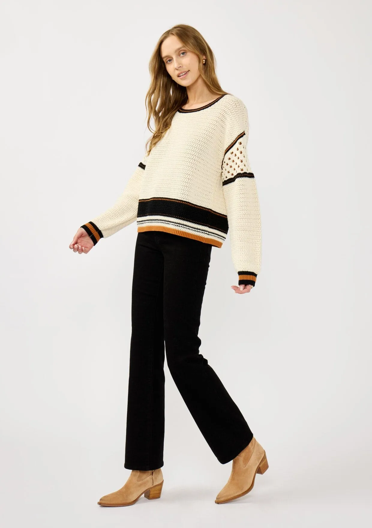 Nadine Pointelle Sweater sold by lovestitch product image thumbnail 4