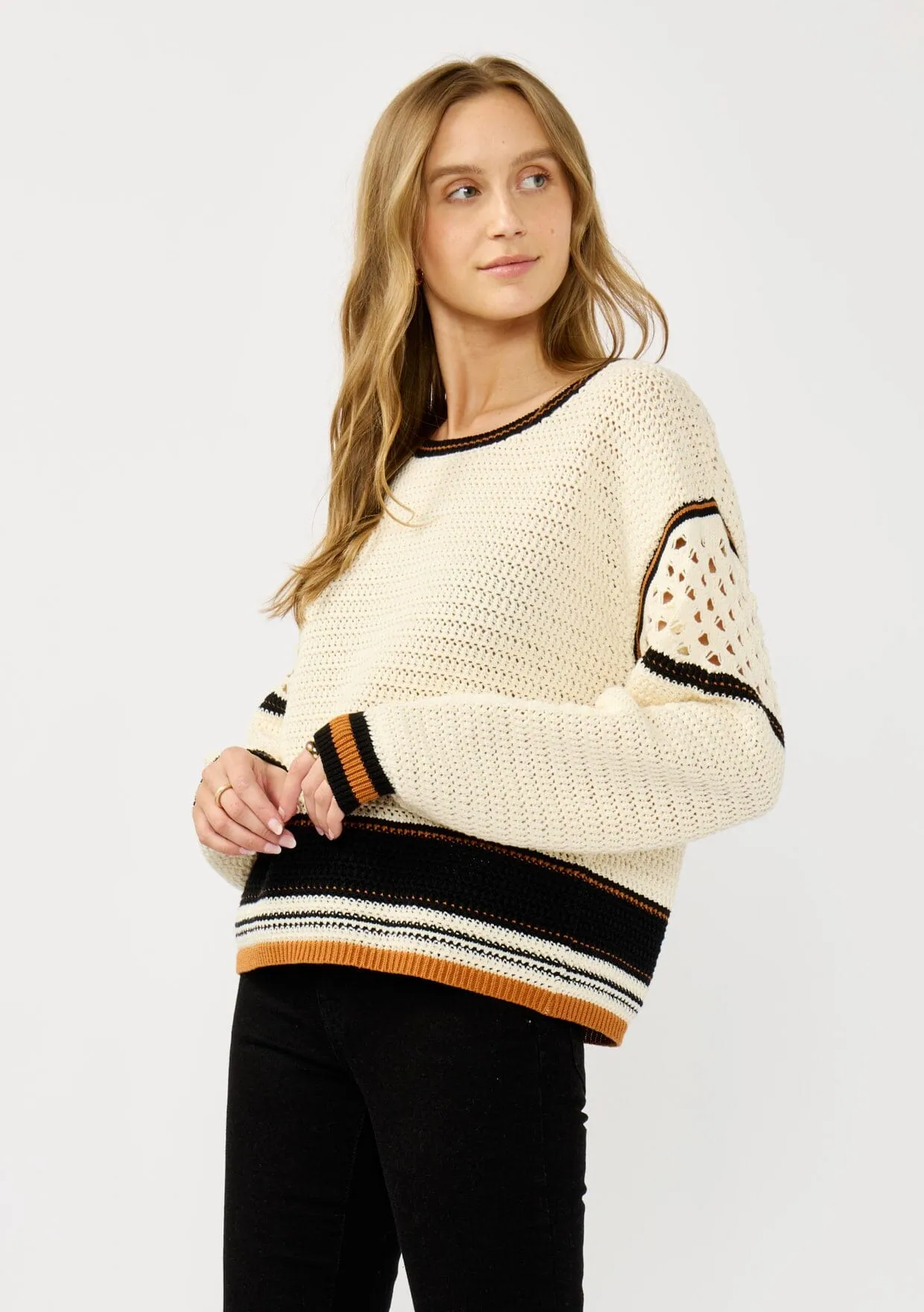 Nadine Pointelle Sweater sold by lovestitch product image thumbnail 2