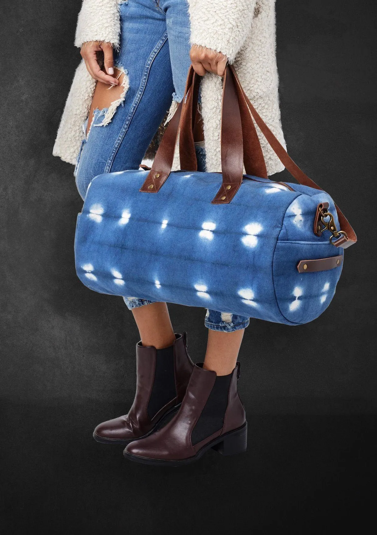 Indigo Duffel Bag sold by lovestitch product image thumbnail 2