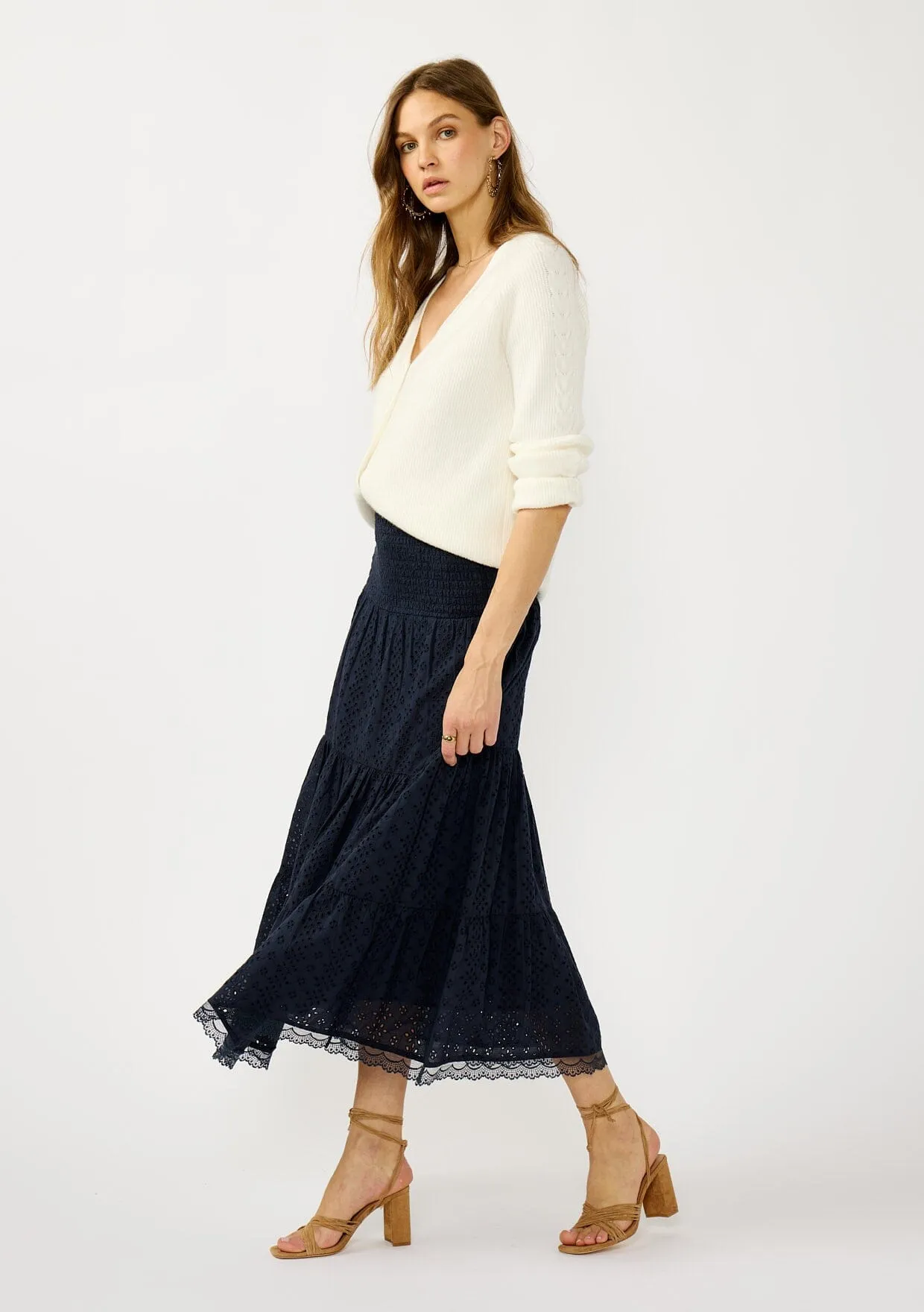 Mabel Eyelet Midi Dress sold by lovestitch product image thumbnail 5