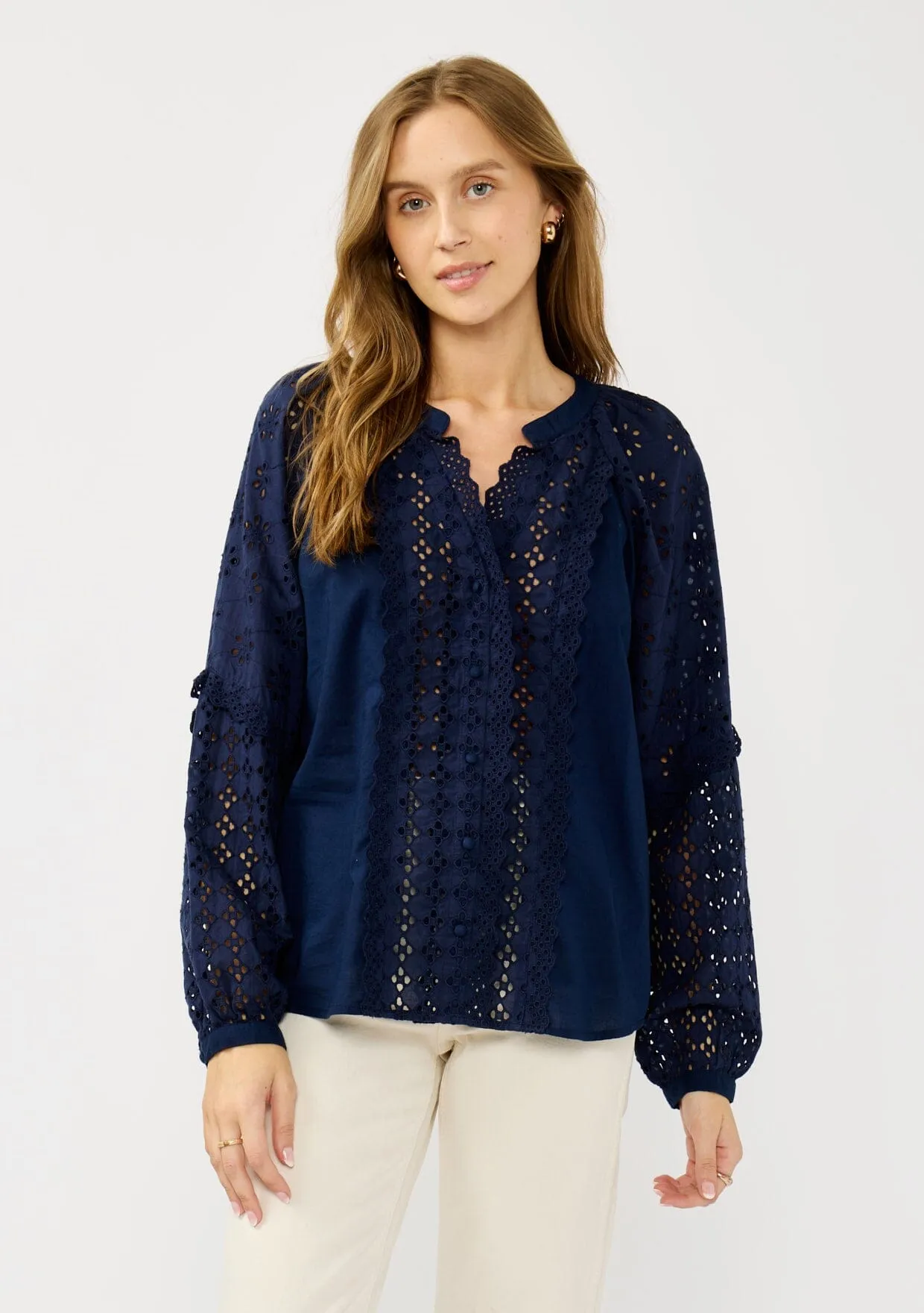 Joyce Eyelet Blouse sold by lovestitch product image thumbnail 5
