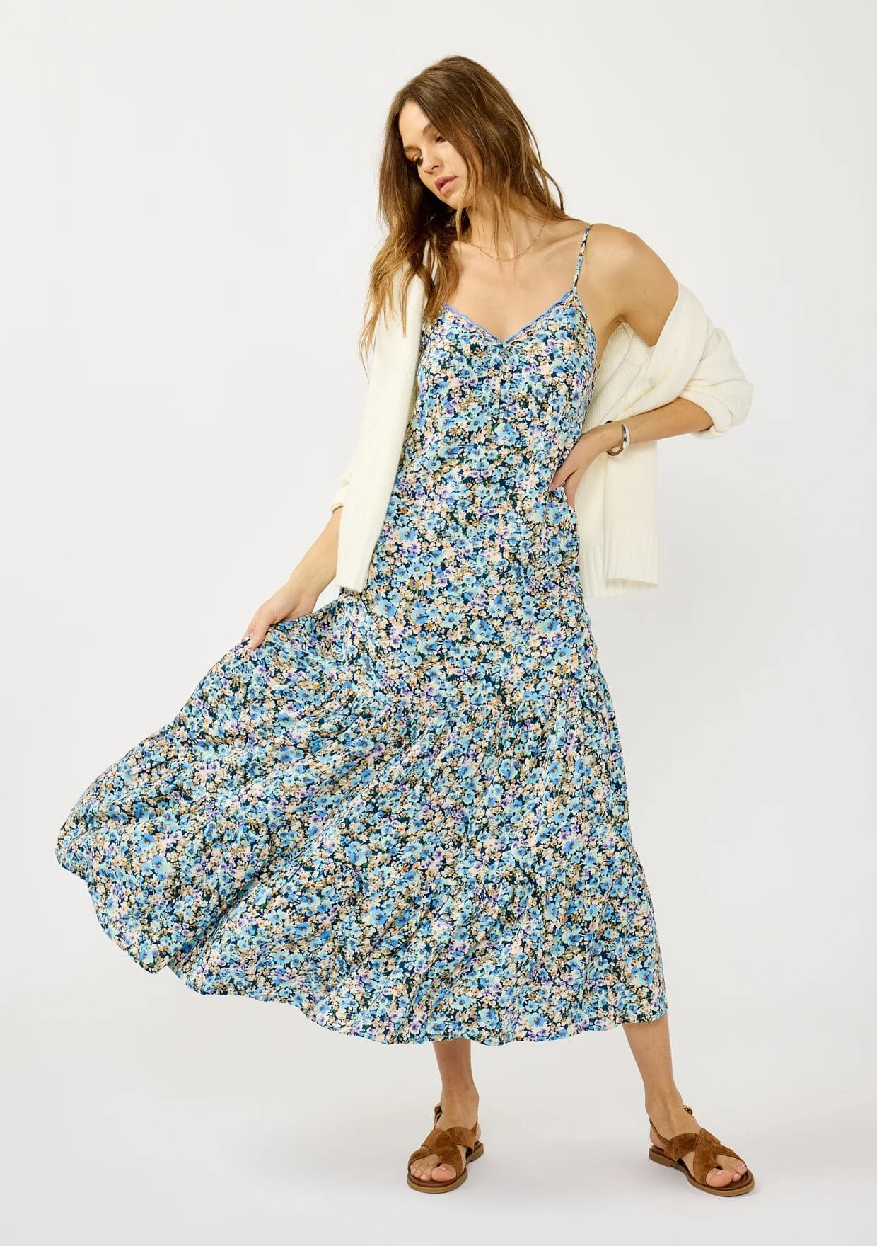 Quiet Garden Maxi Dress sold by lovestitch product image thumbnail 4