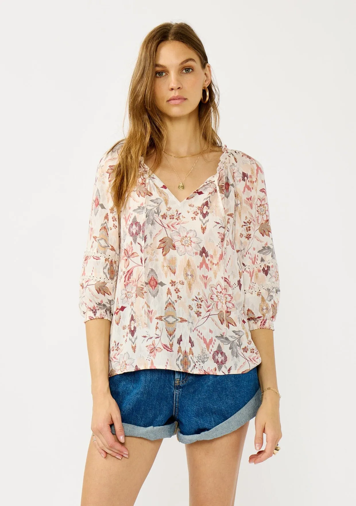 Moonflower Lace Blouse sold by lovestitch