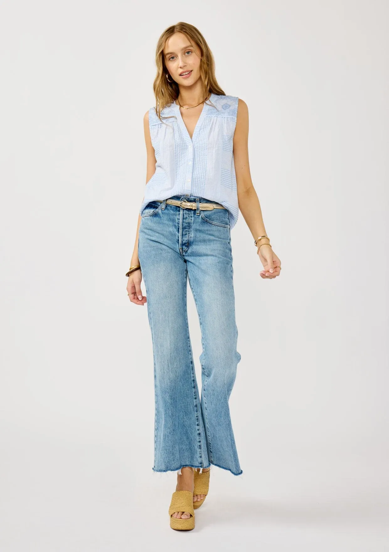 Anika Striped Tank Top sold by lovestitch product image thumbnail 5