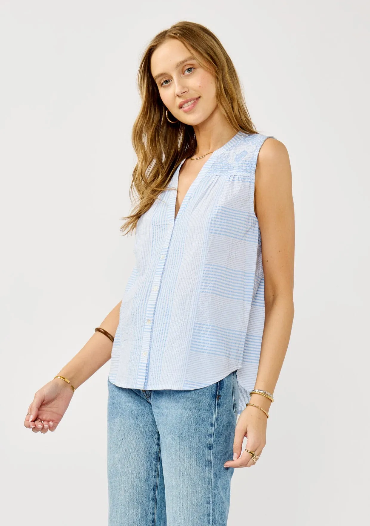 Anika Striped Tank Top sold by lovestitch product image thumbnail 2