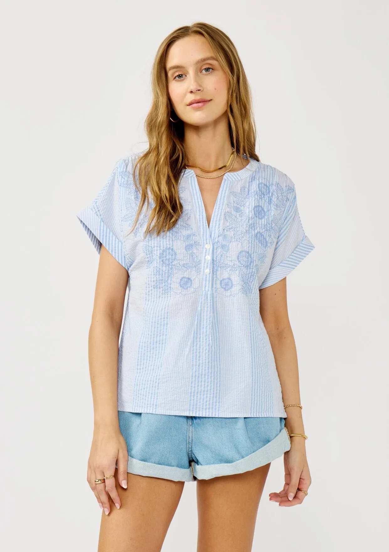 Solika Striped Blouse sold by lovestitch