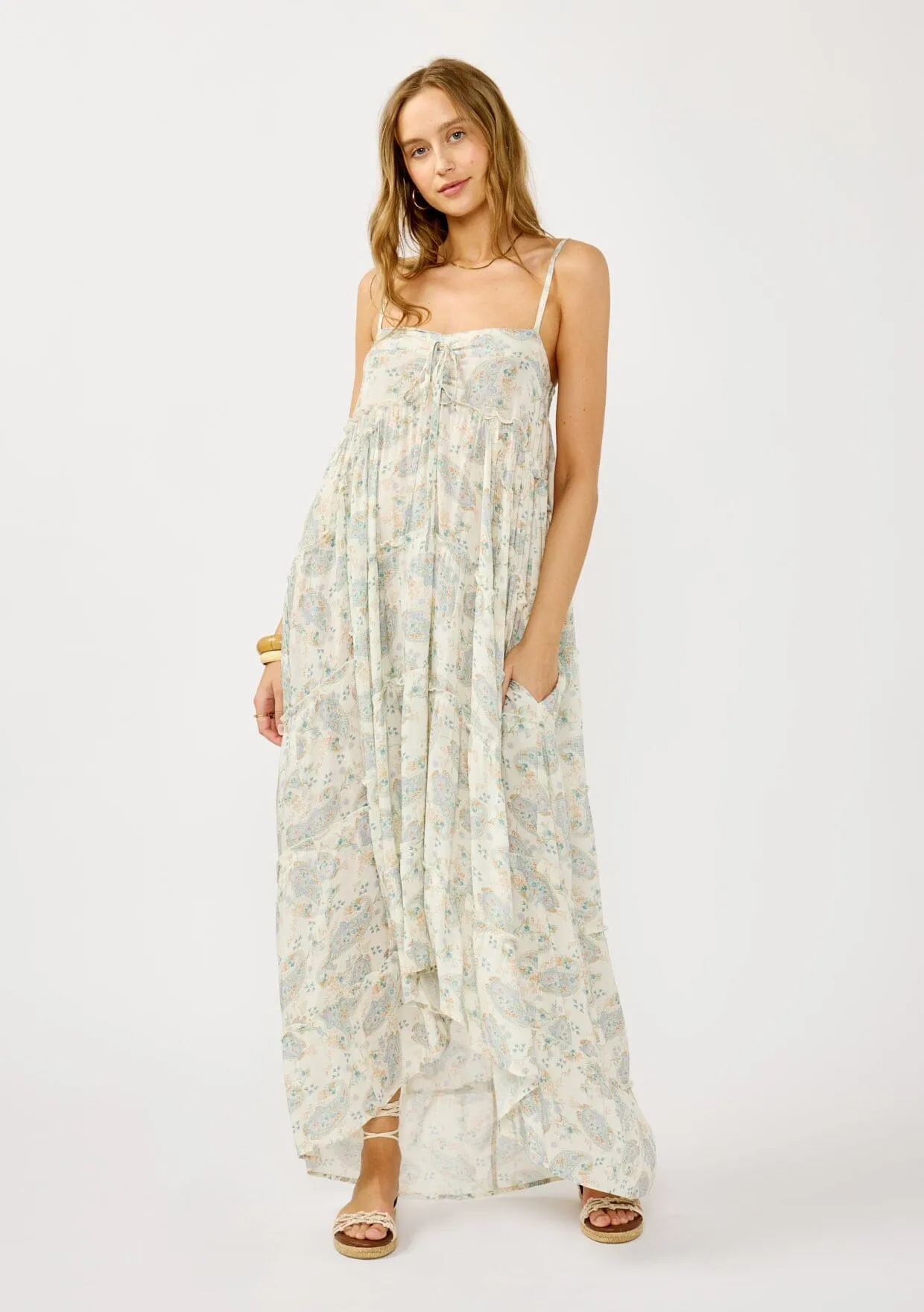 Del Mar Paisley Maxi Dress sold by lovestitch product image thumbnail 4
