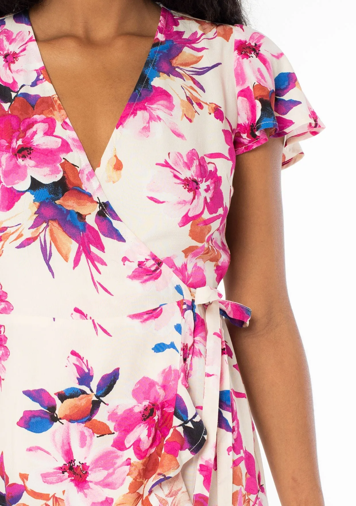 Tinsley Mini Wrap Dress sold by lovestitch product image thumbnail 3