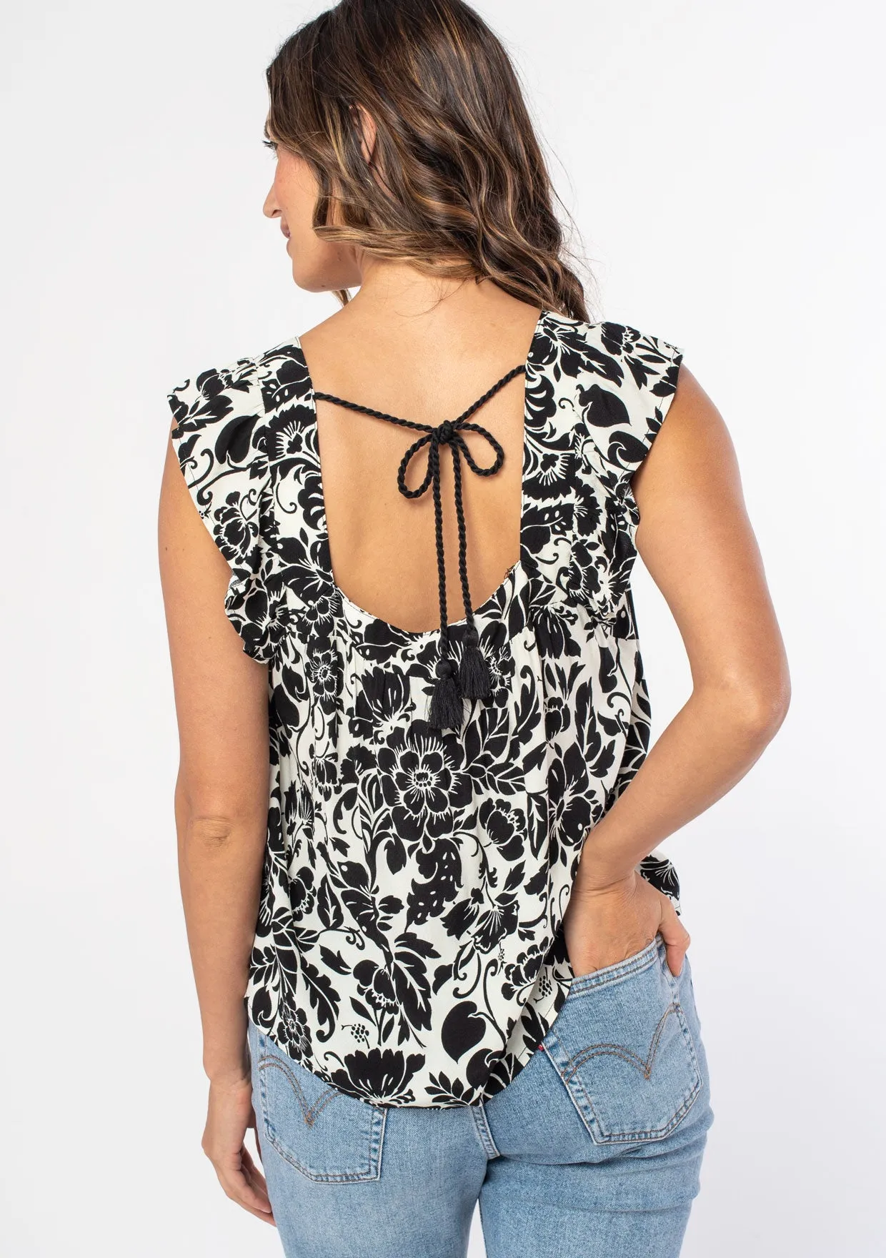 Morningside Flutter Sleeve Top sold by lovestitch product image thumbnail 2