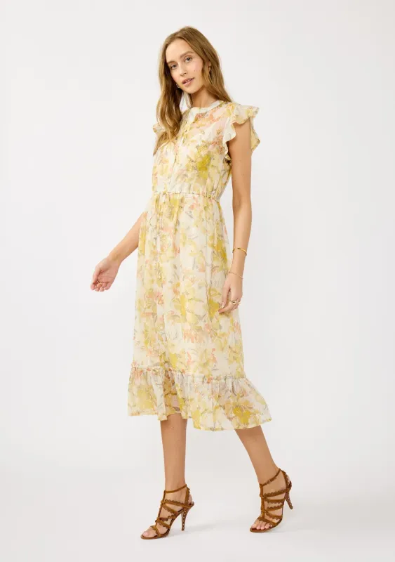 Estelle Floral Midi Dress sold by lovestitch