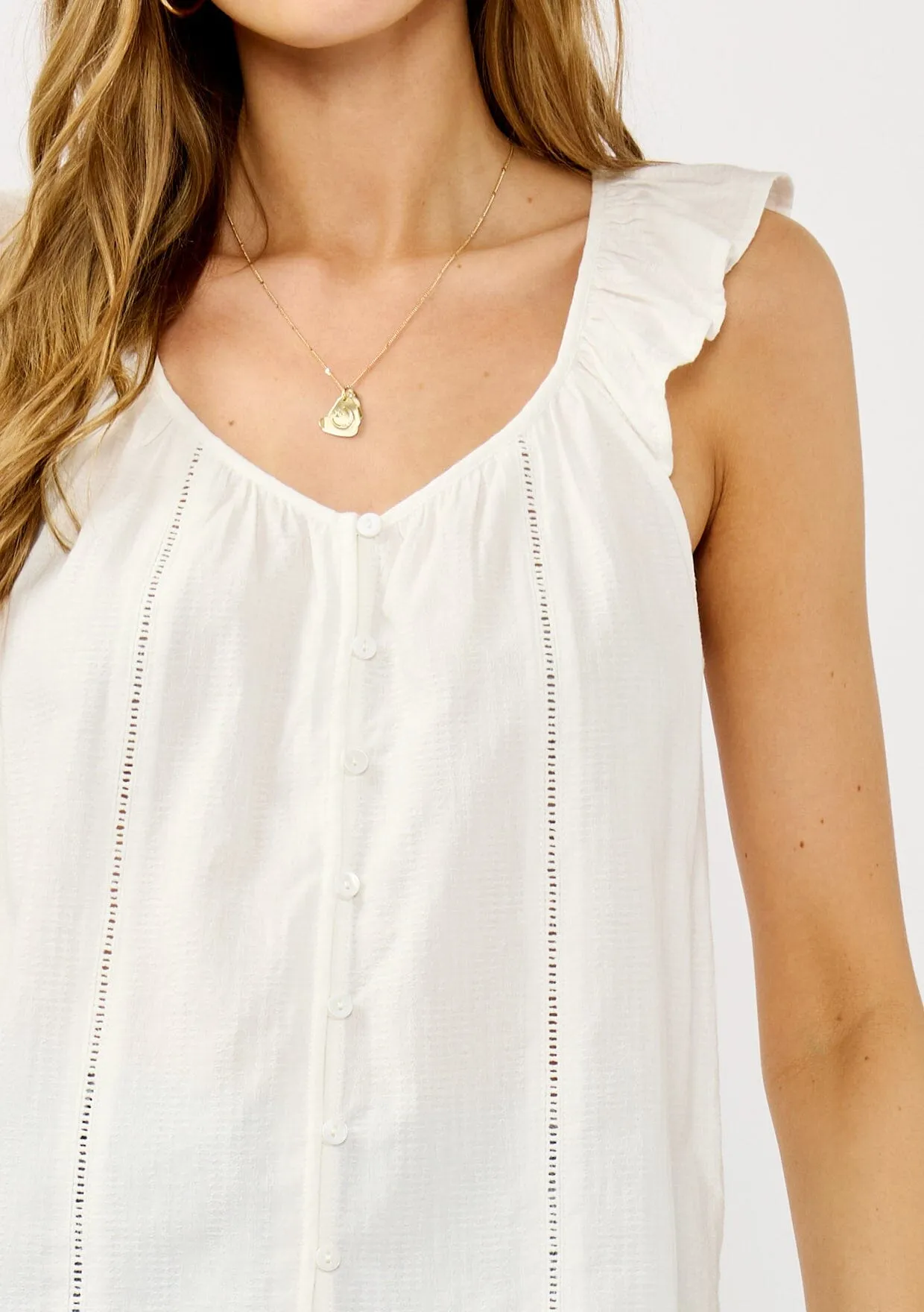 Lenara Button Front Top sold by lovestitch product image thumbnail 5