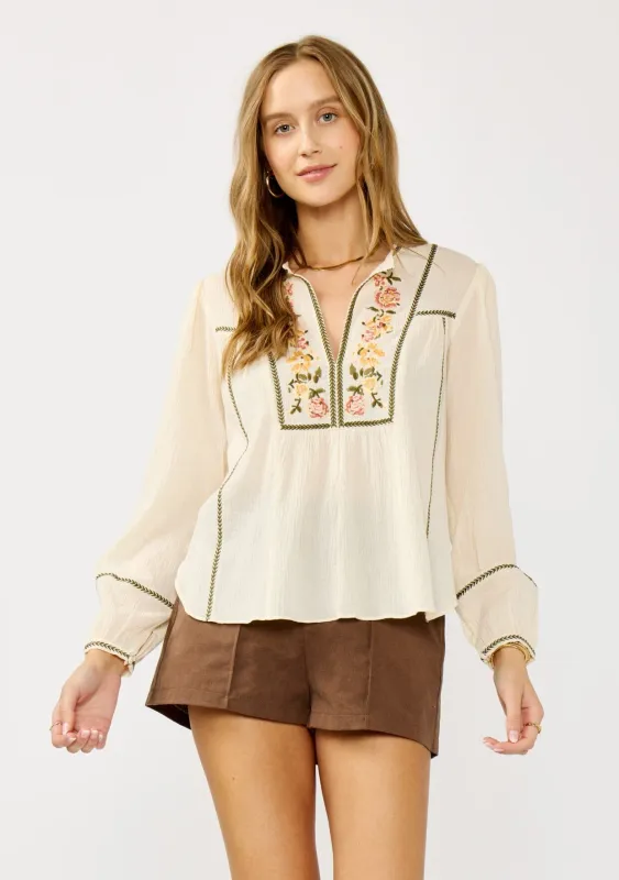 Sevina Embroidered Blouse sold by lovestitch
